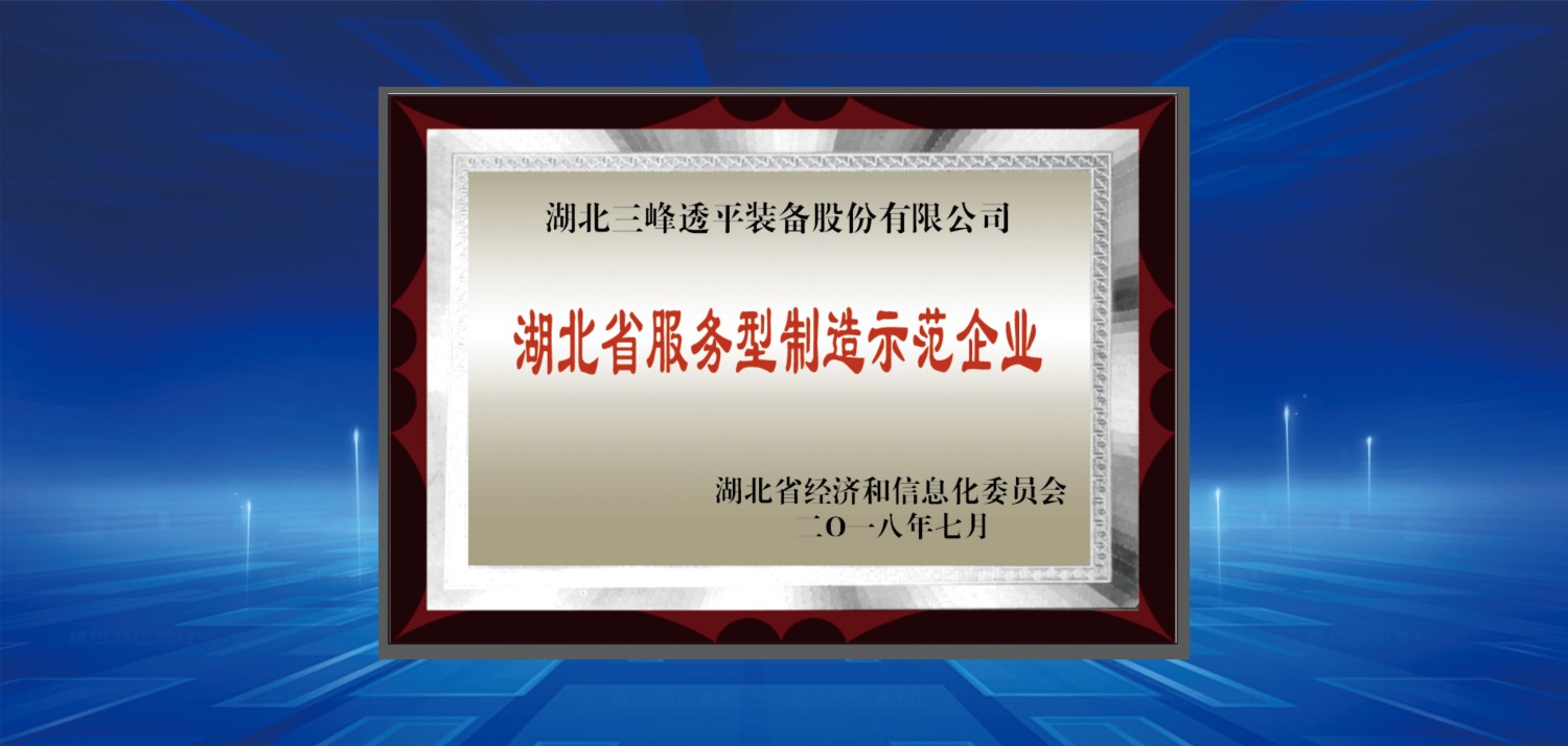 2018湖北省服務型制造師范企業(yè).jpg